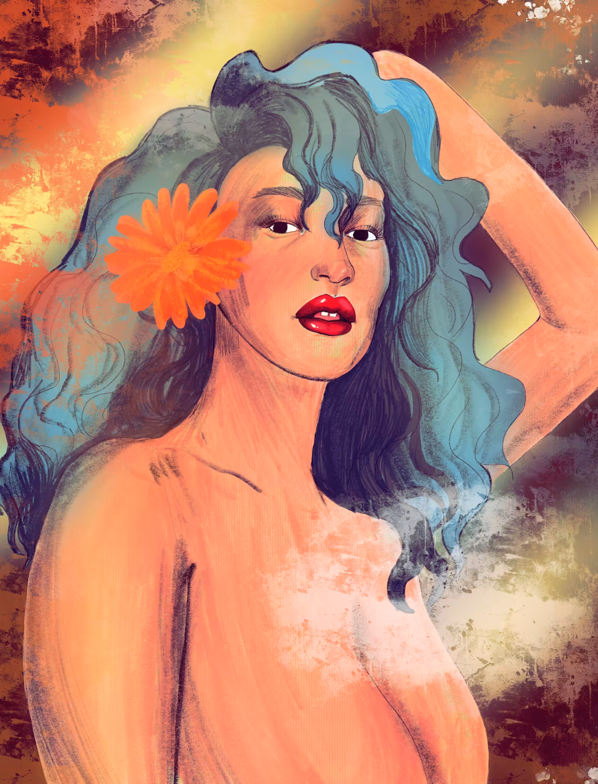 Painting of beauty and passion
