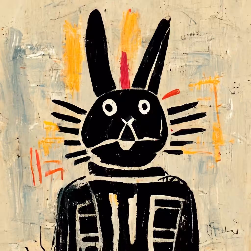 Basquiat Little Creatures: Little Creature #00127