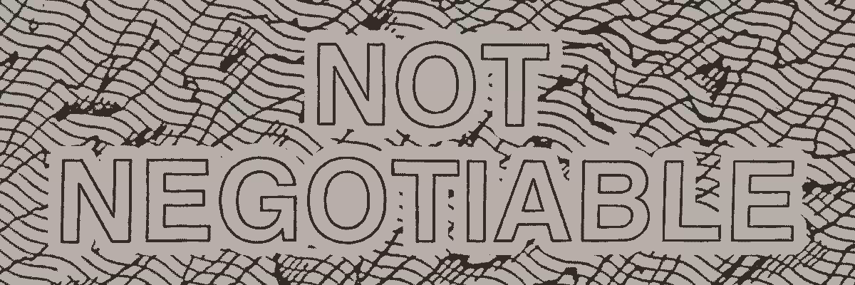 NOT NEGOTIABLE