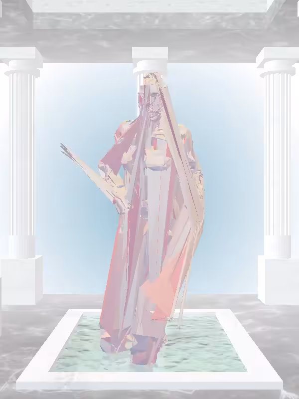 HeavenComputer: The Fragmented Injured Multichrome Haze Woman #6425