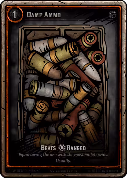 Rogue West: Crypto TCG (Legacy): Damp Ammo