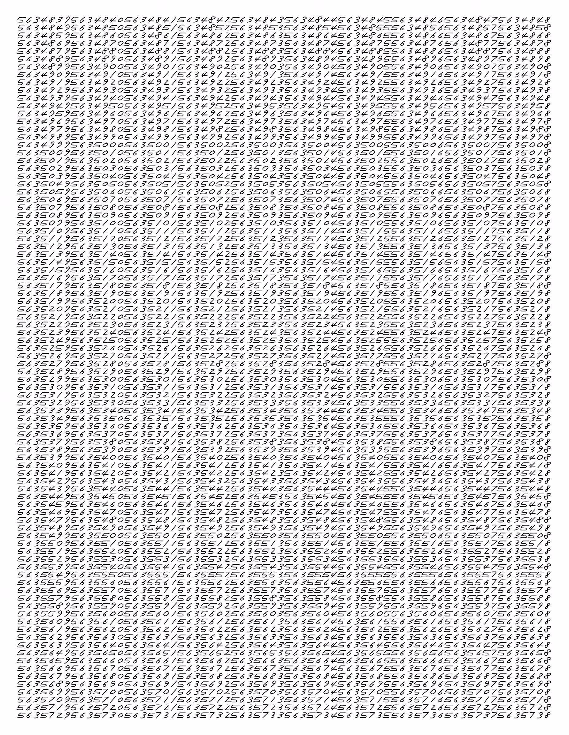 Endless (5,607,250 to Infinity) #93