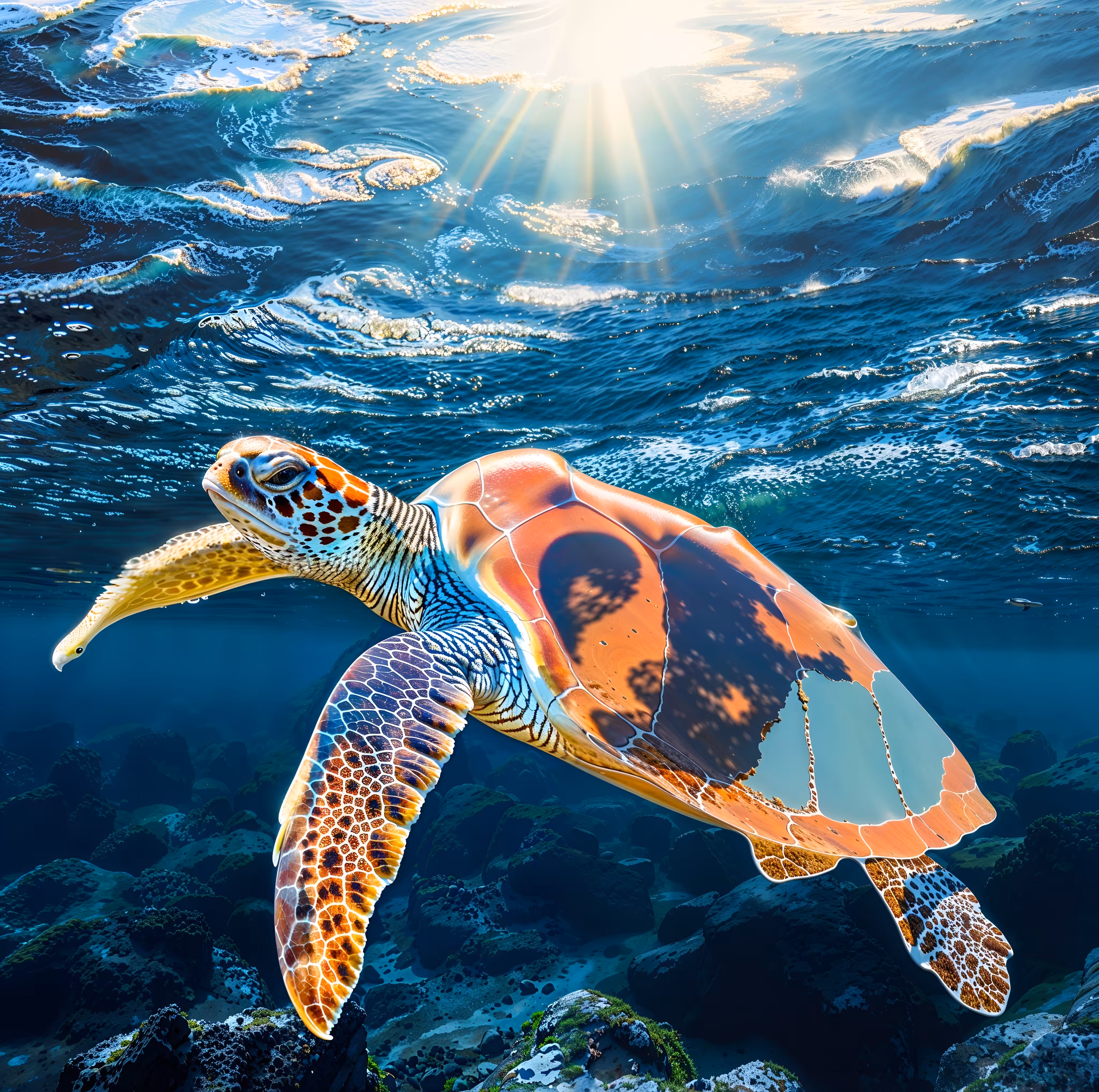 Magnificent Sea Turtle
