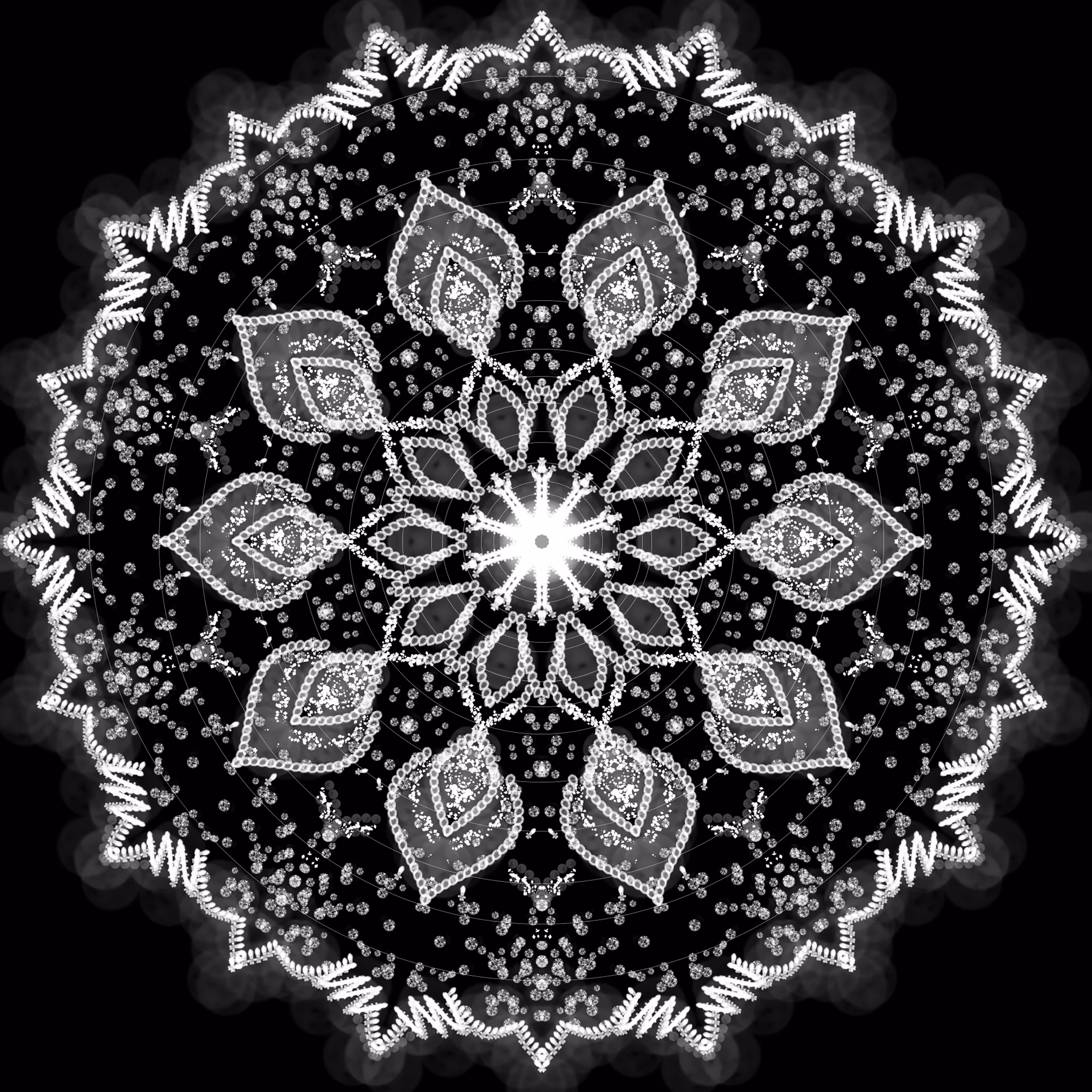 "Artsy Circular Noir" 