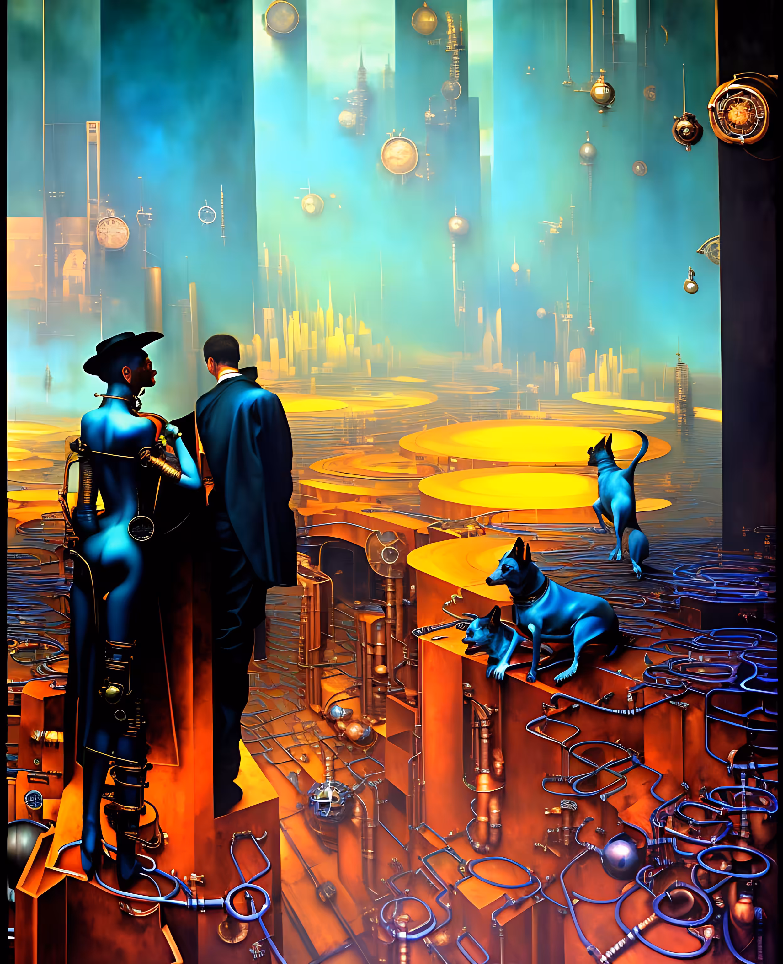 blue dog utopian #BD_08