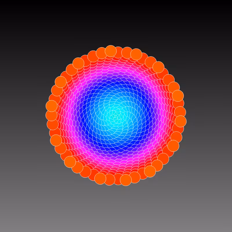 RAINBOW FLOWERS #49