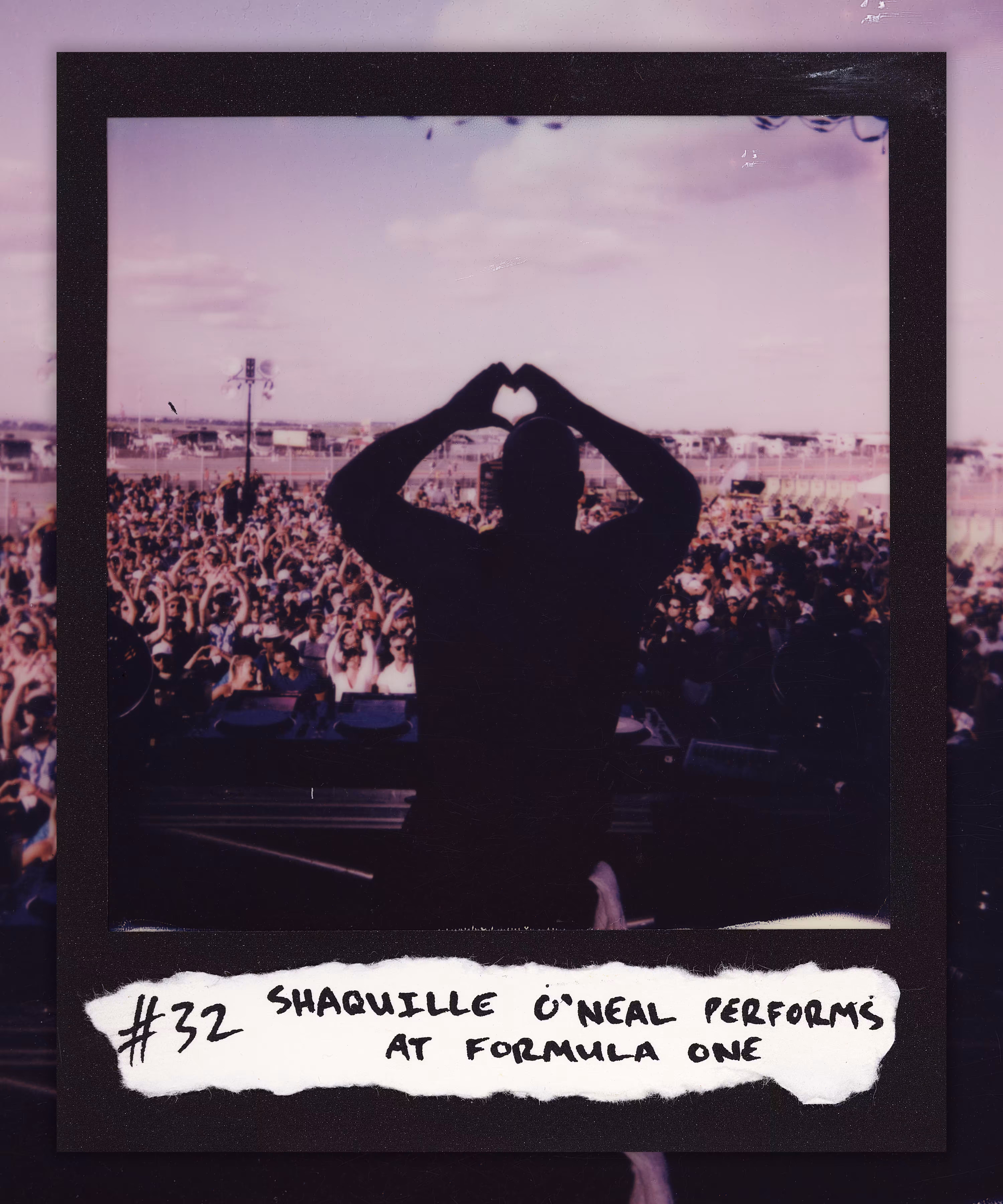 #32 SHAQUILLE O'NEAL PERFORMS AT FORMULA ONE