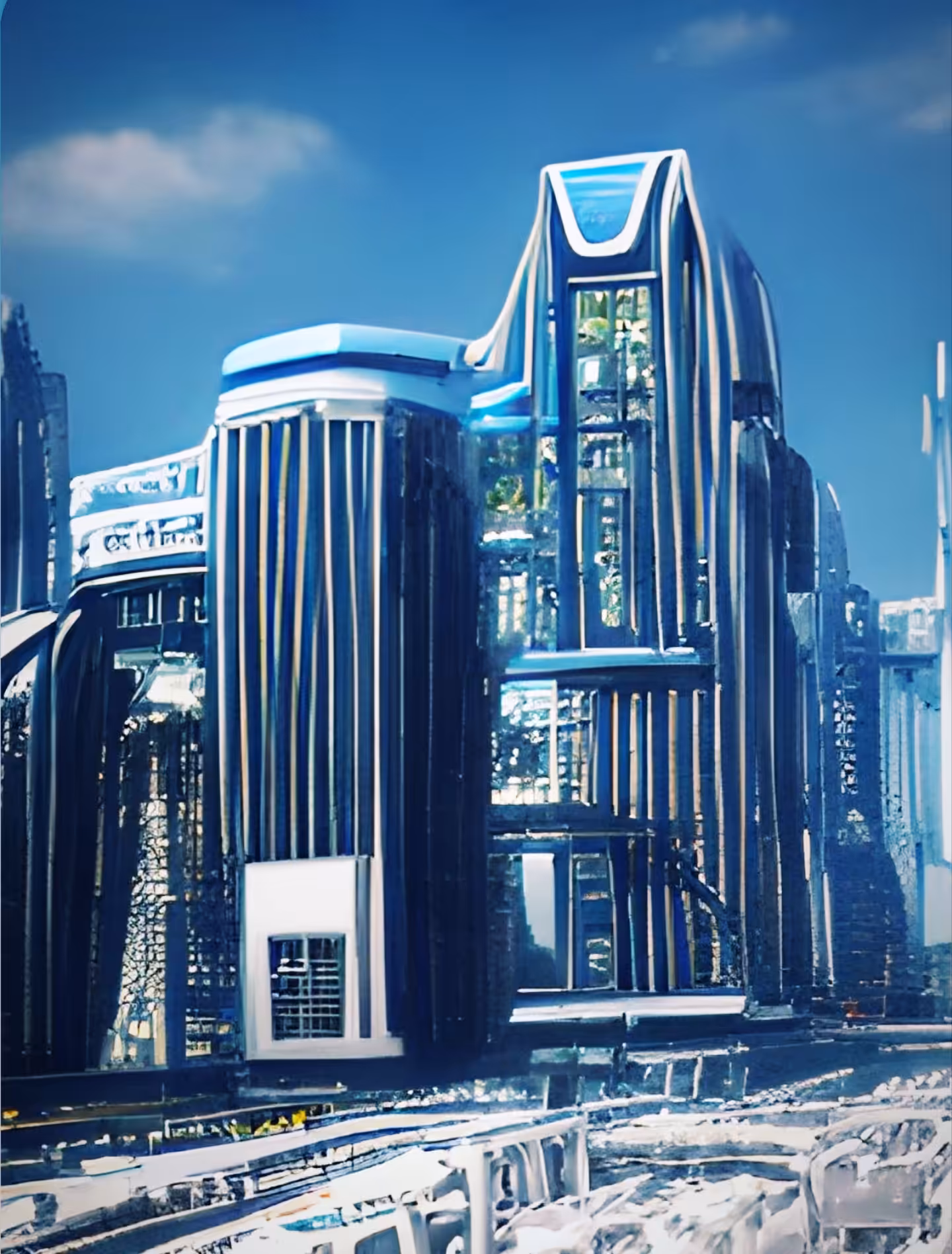 Futuristic Building #03