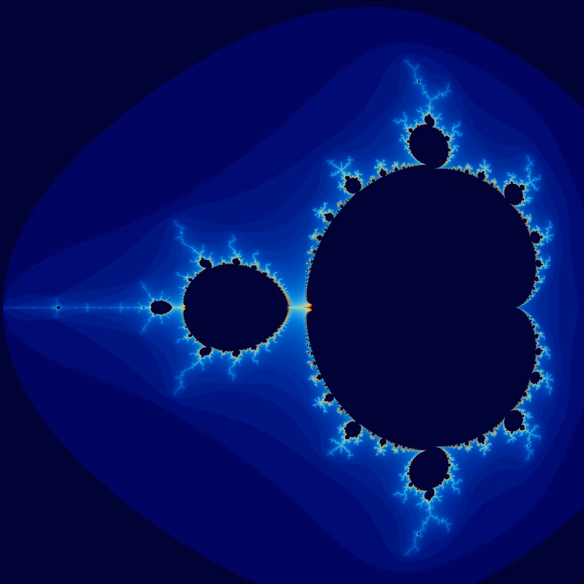 Blue Mandelbrot