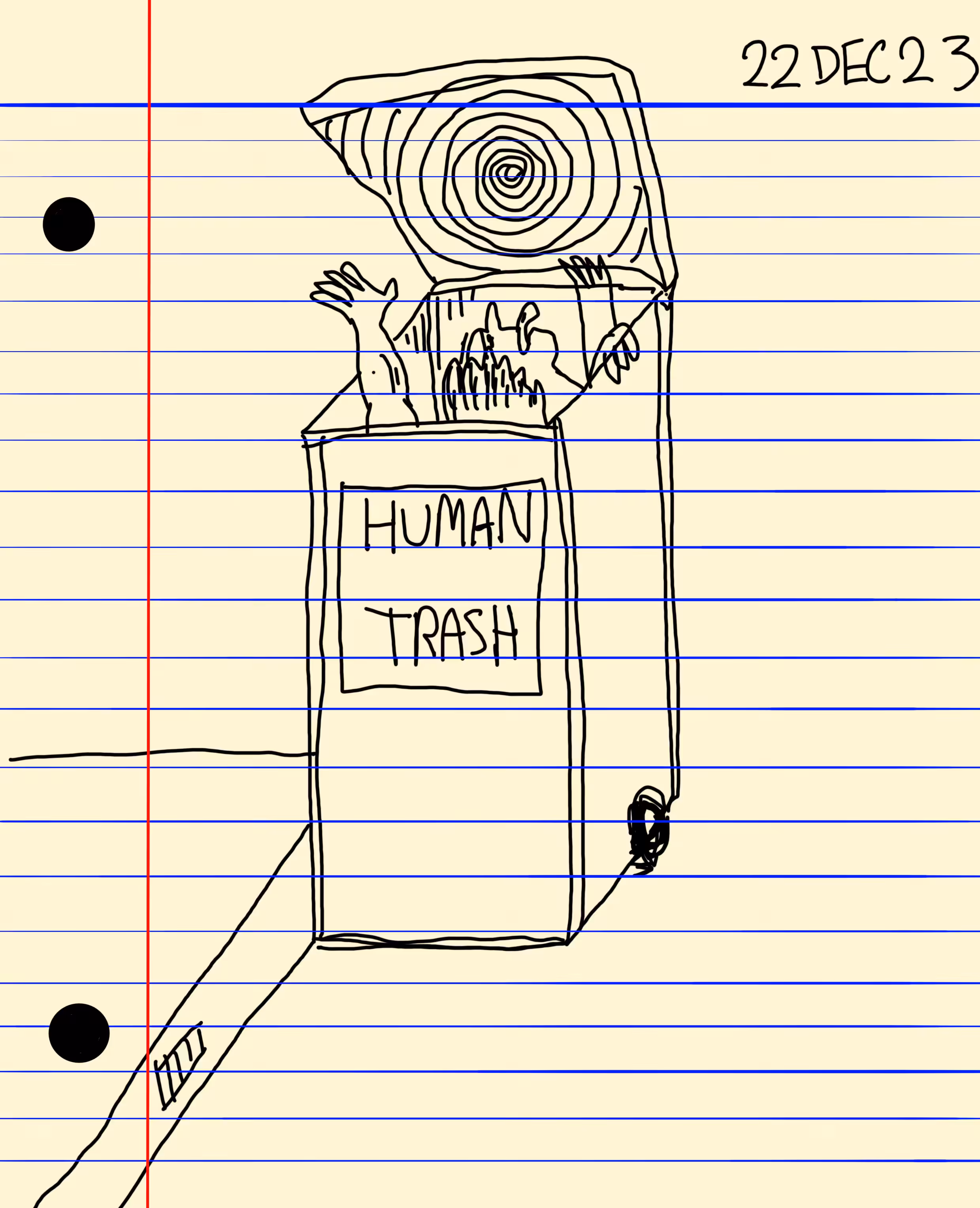 2023-12-22 "Human Trash"