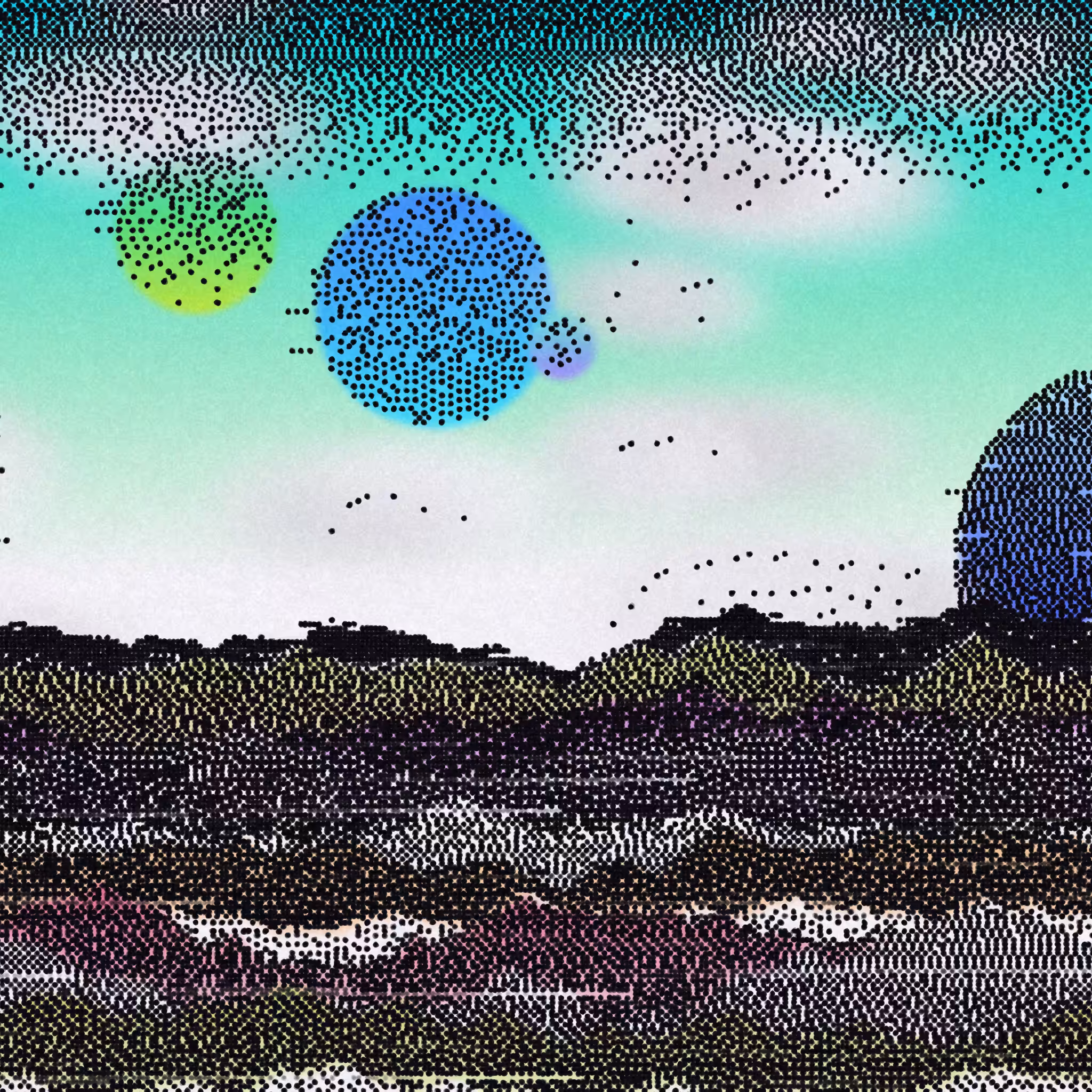 Dithered Branches #34