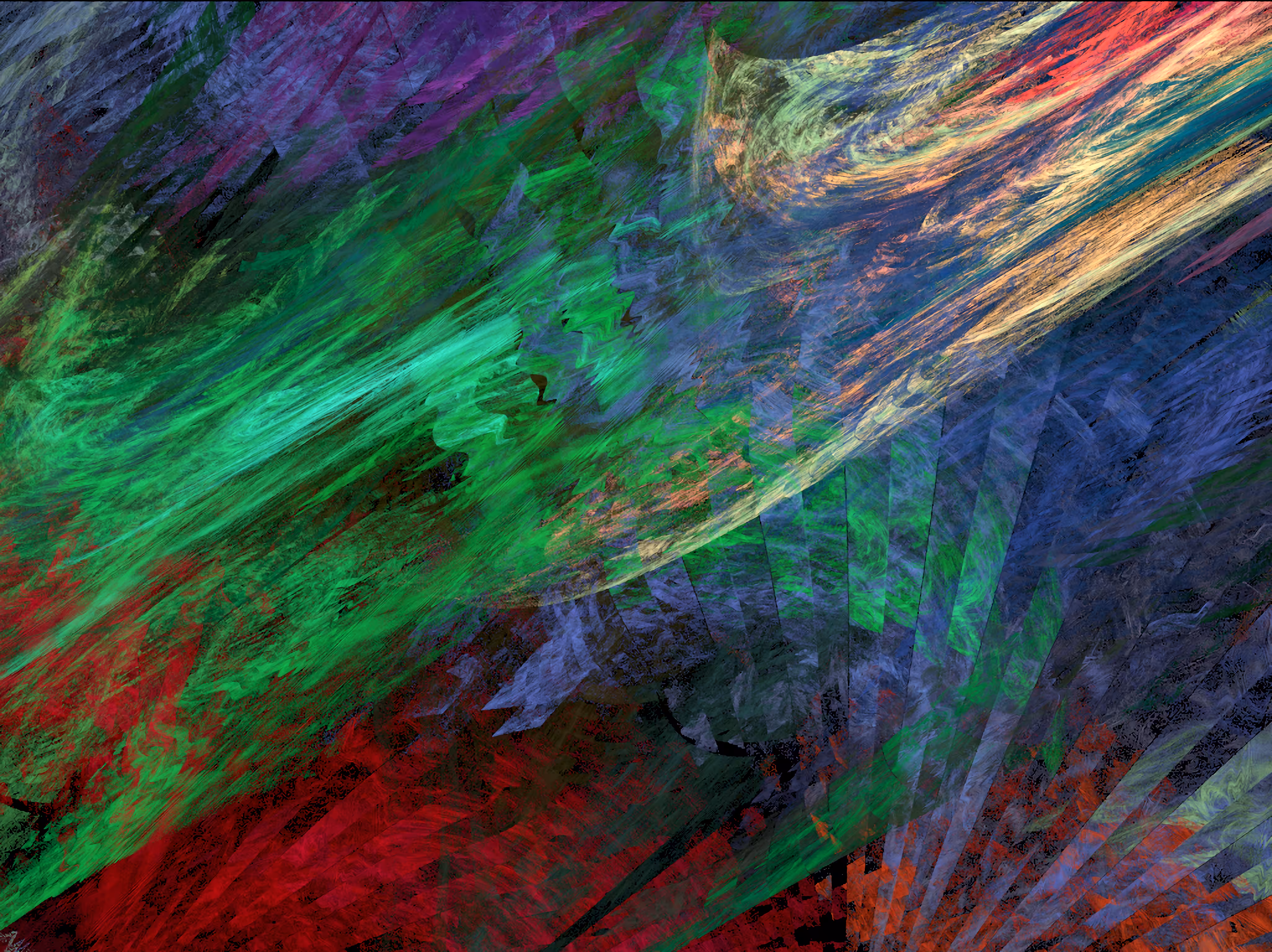 Raw Fractal Series - #111 - Aurora 