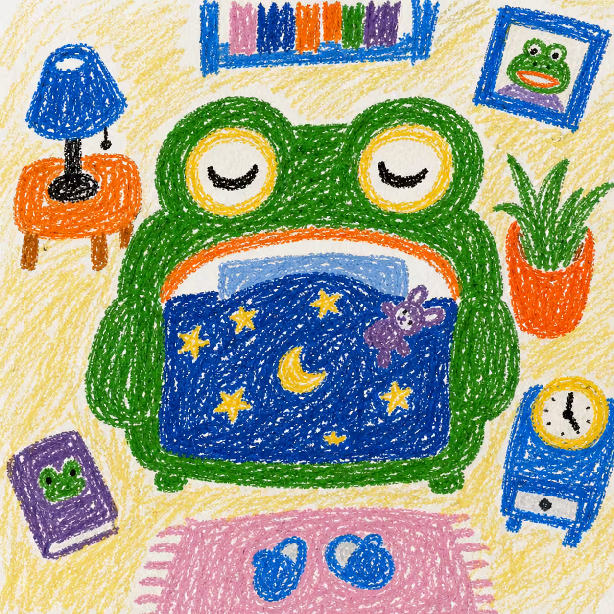 Little Worlds: Moonlit Frog Bed