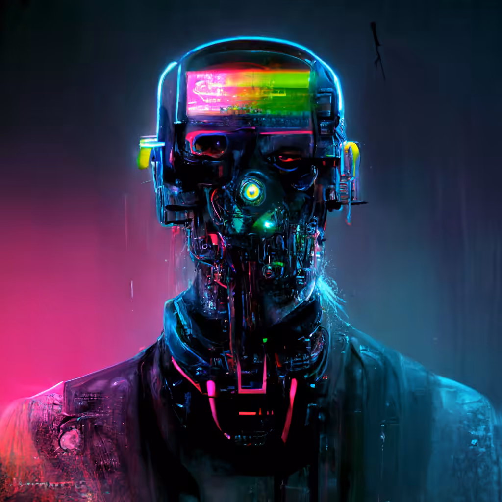 AI Cyber Robot 08