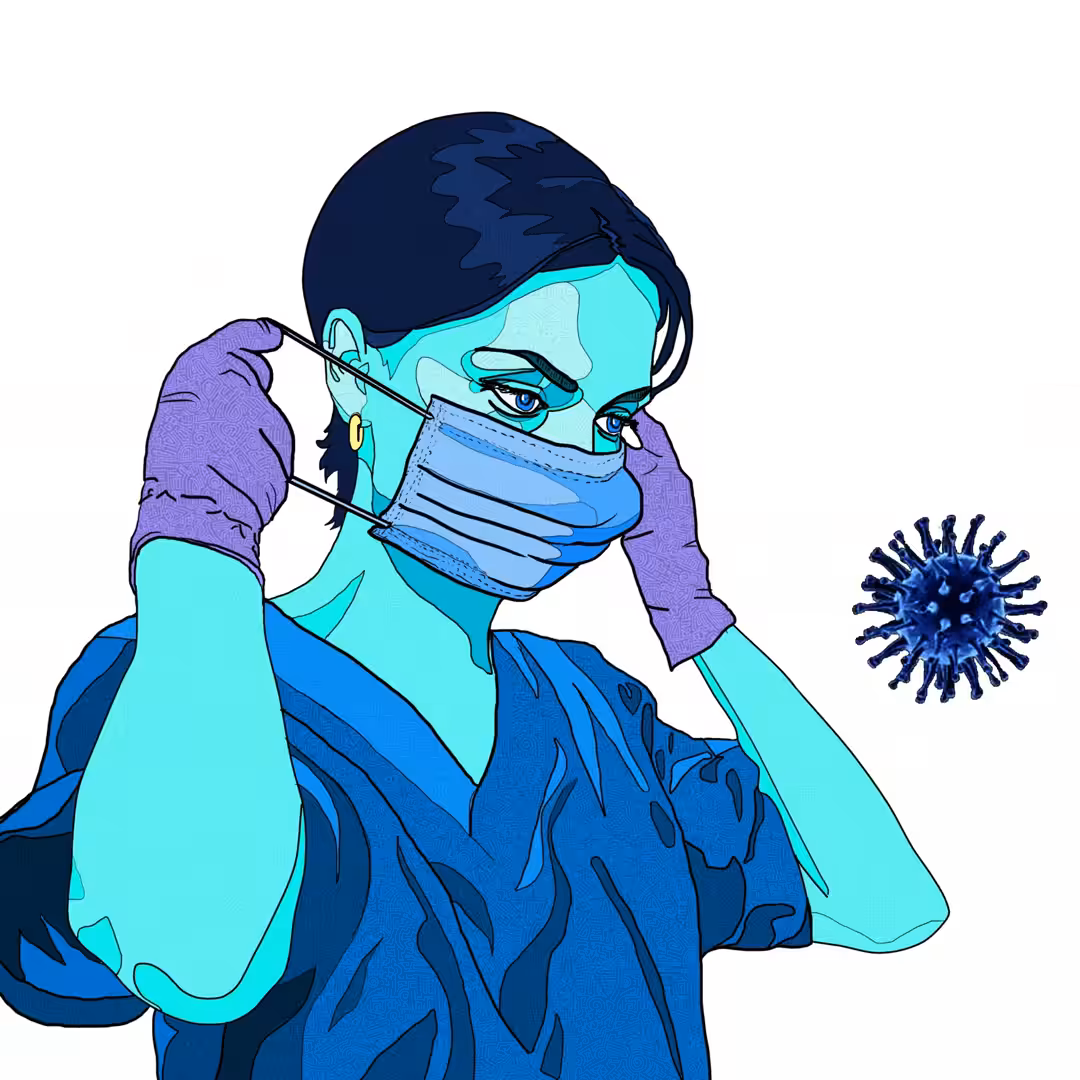 covid superheroine