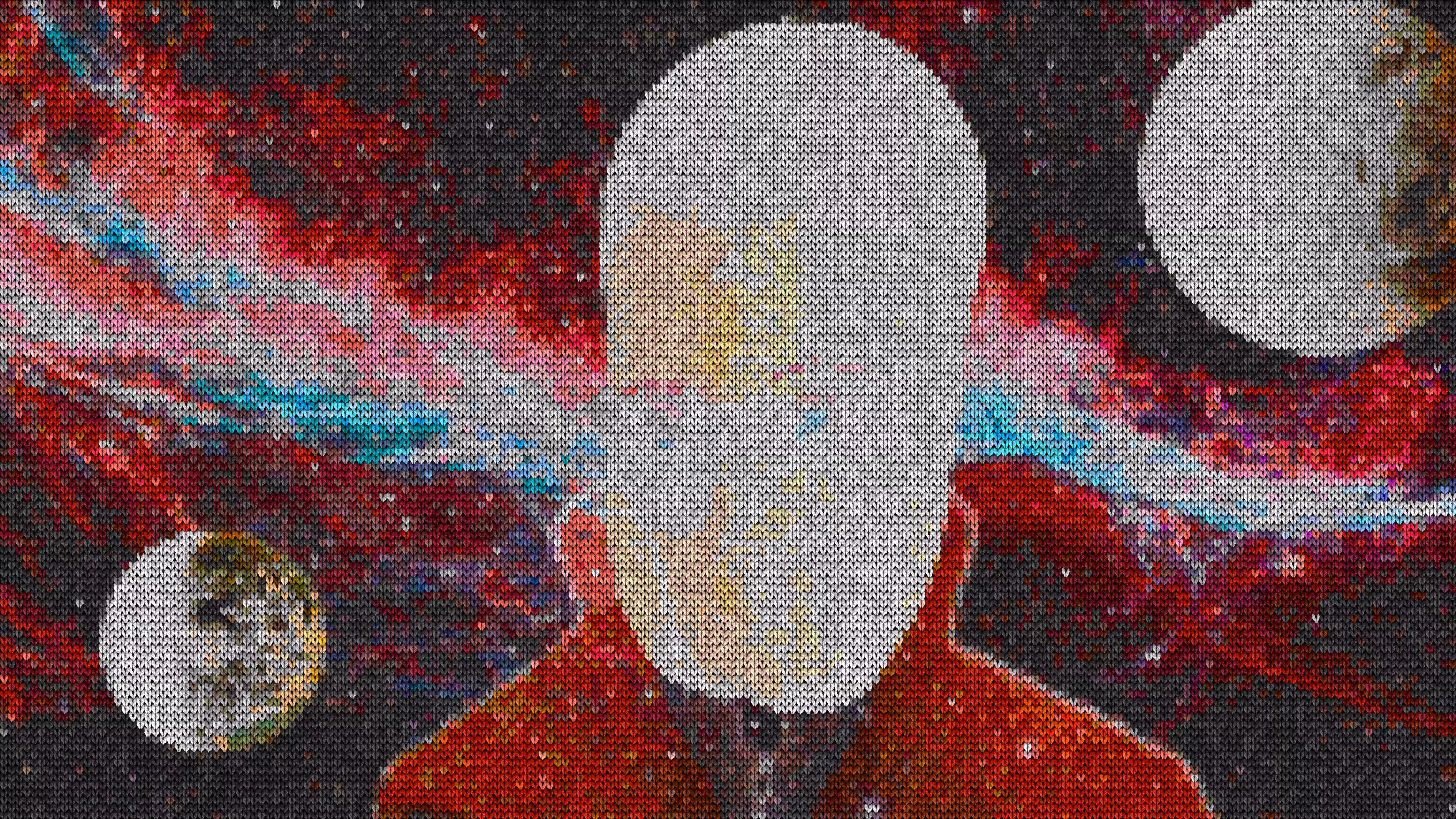 Retro Knitted Universe No.1