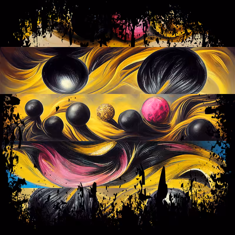 AI Abstract Balls #17