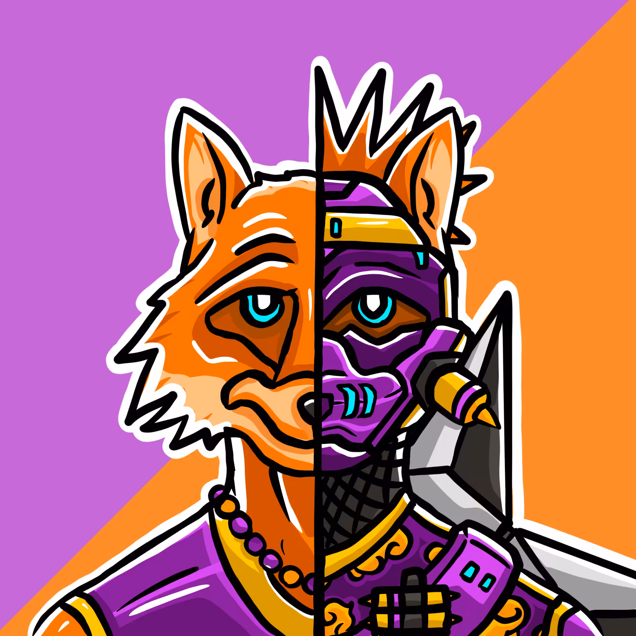 Mirror Zoo: Fox / Ninja (rare)