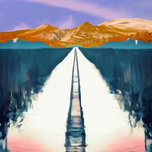 Generated Glitch Landscape #170