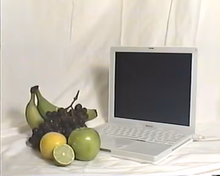 Still Life (iBook G4 with Fruit), 2015
