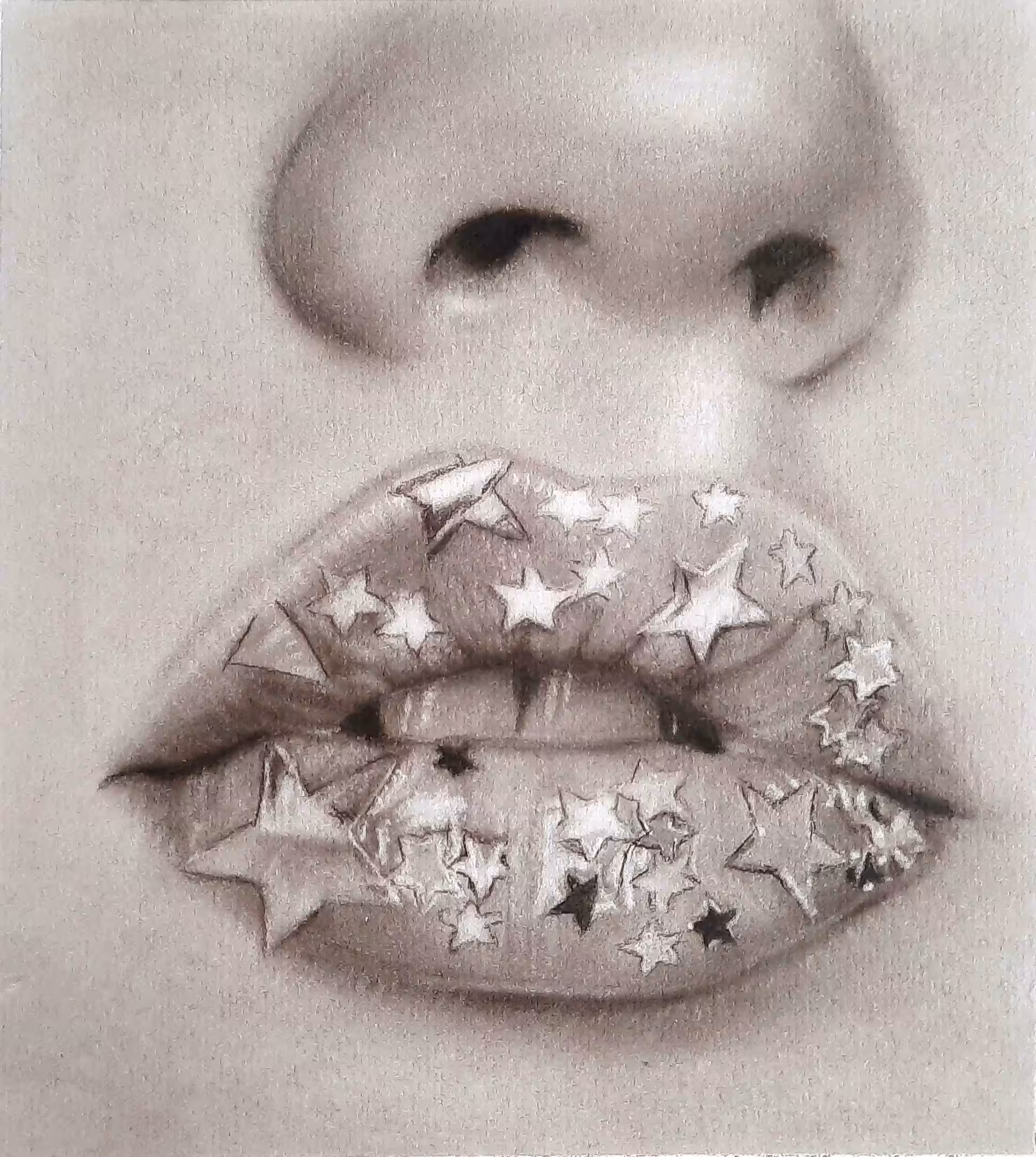 Lips and star