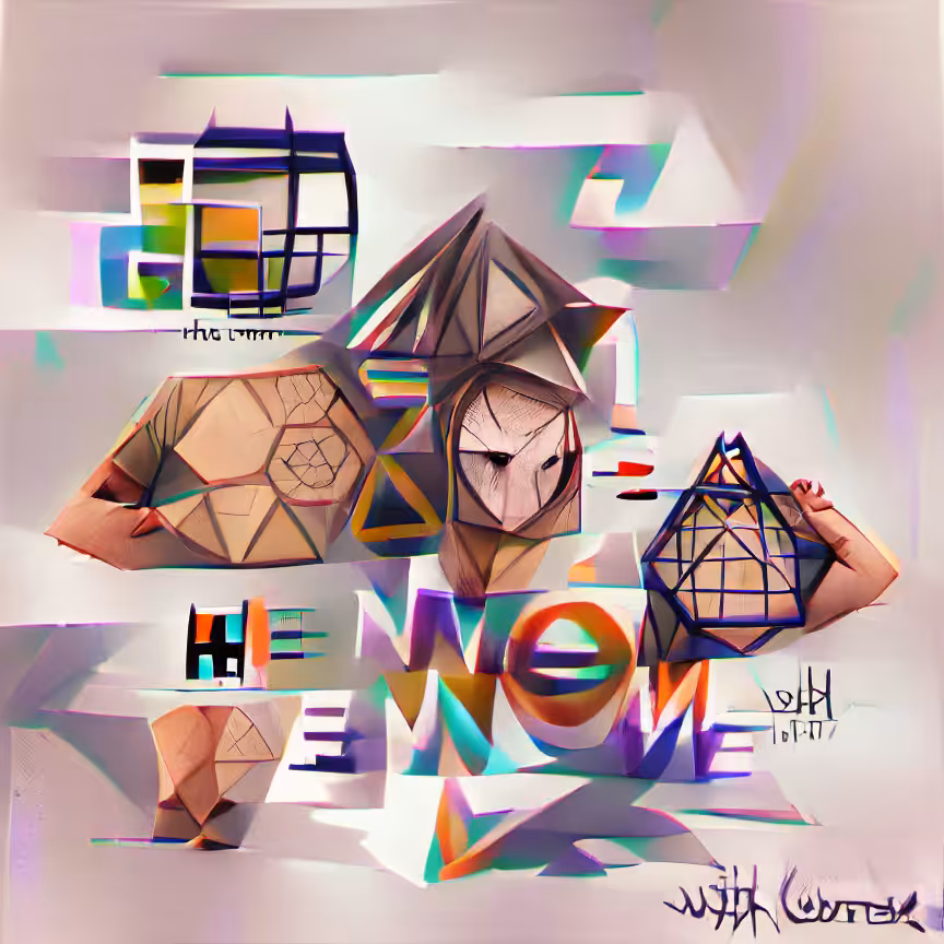 "here and now" - HAN inspired generative art piece