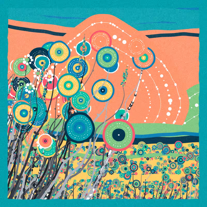 Hippy Flowers #124