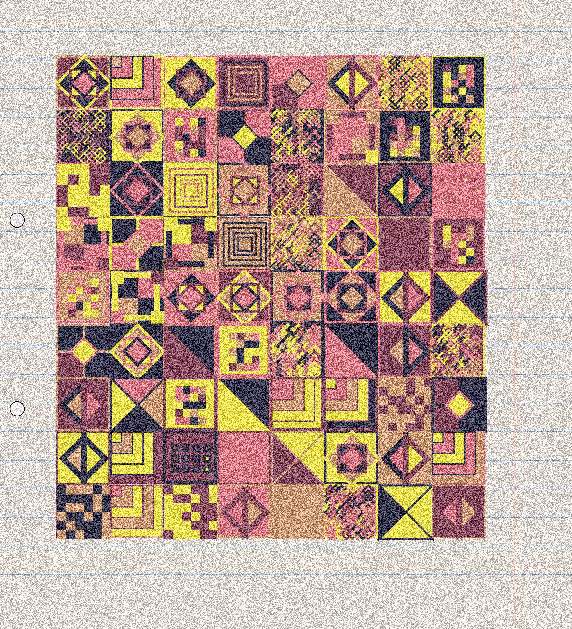 sketchbook page 8: annoying grid #6
