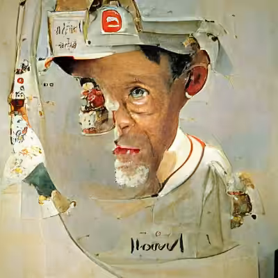 Portrait of Norman Rockwell