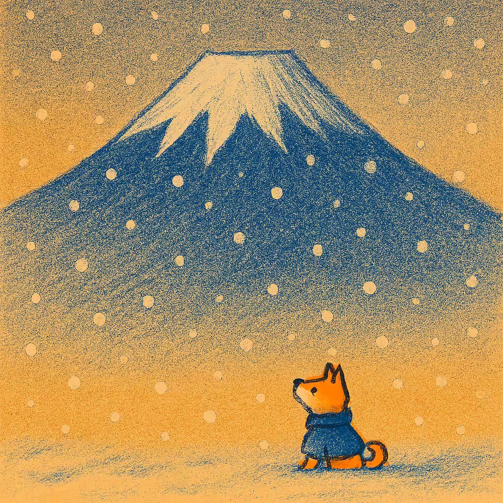 Waiting Beneath Fuji