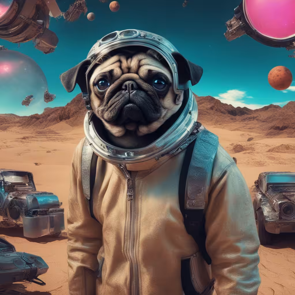 Cyberpunk pug #8
