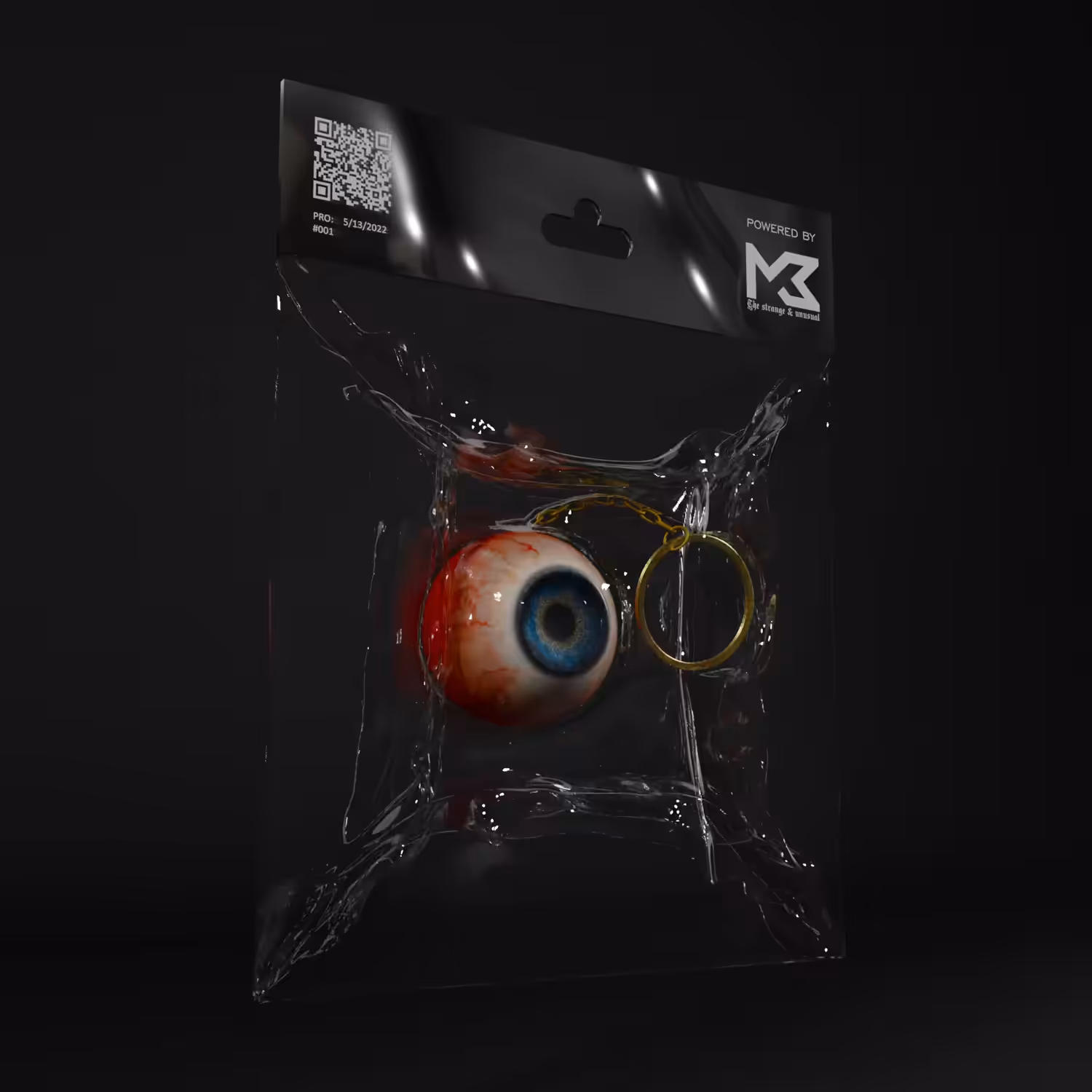 eyeball keychain