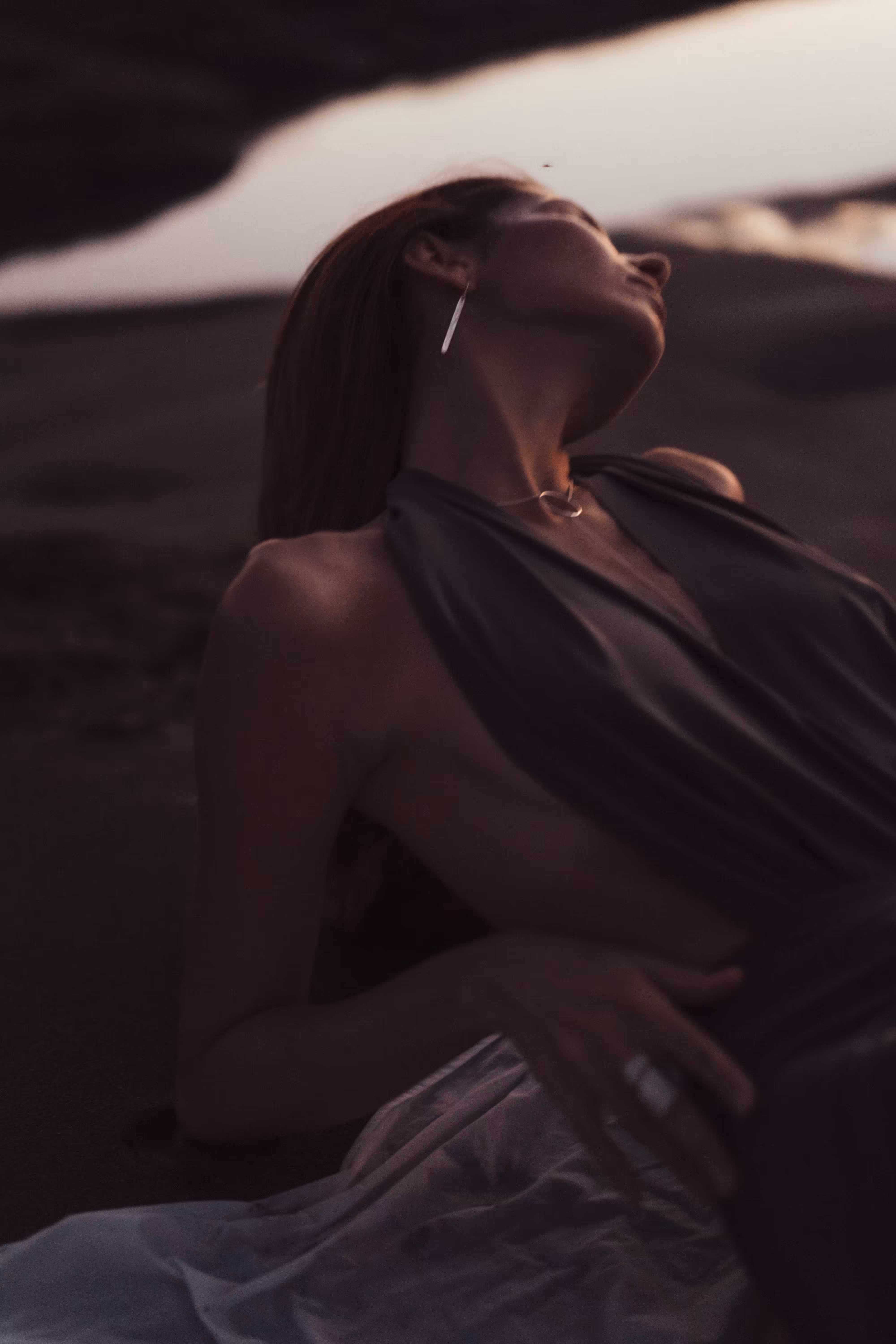 her silence.