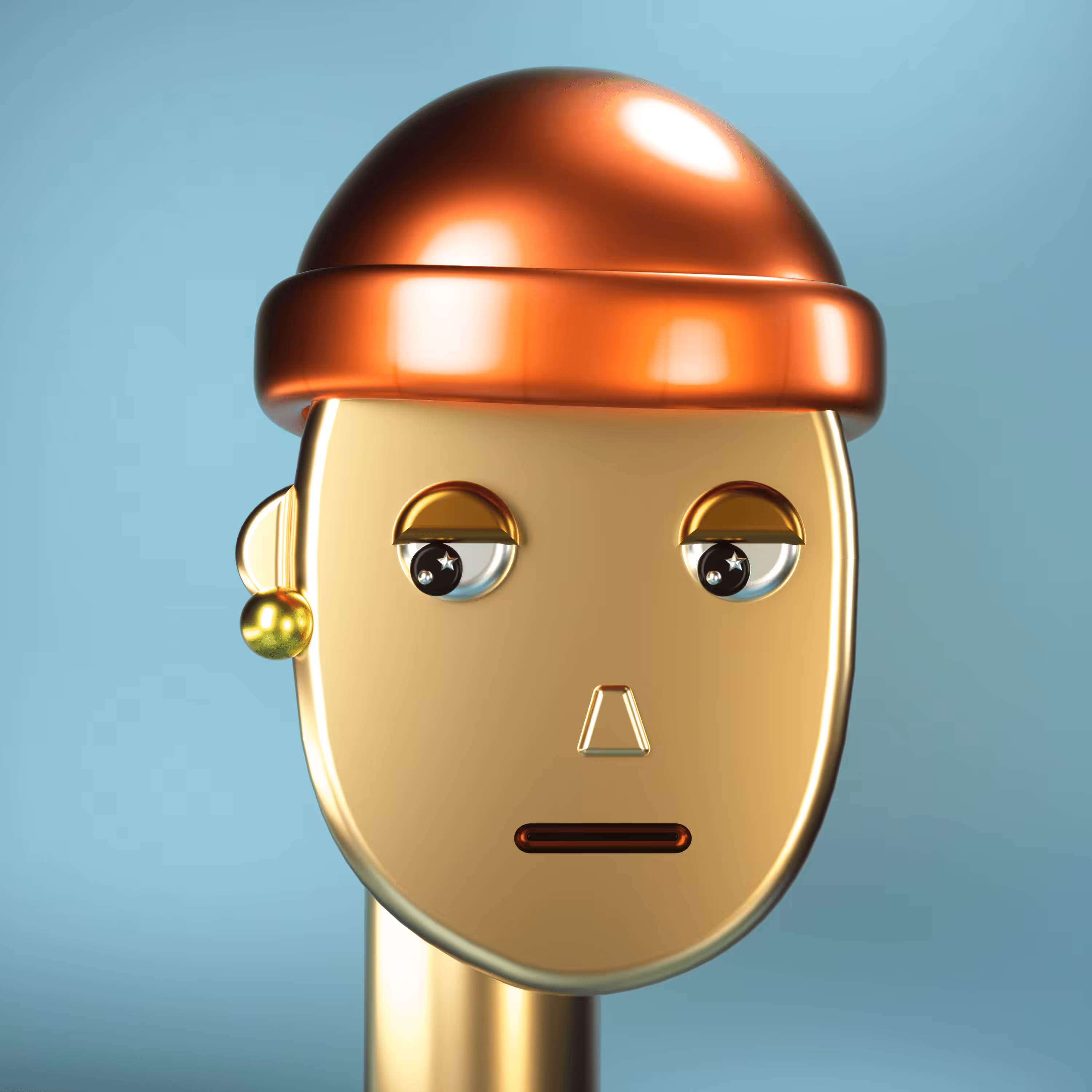 3D Chrome Punk #0473