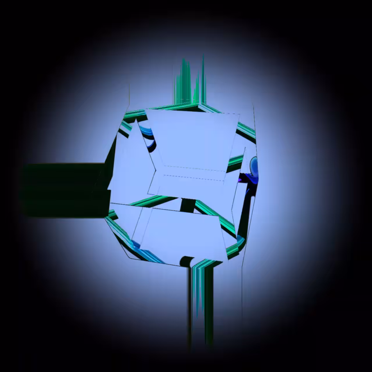 Glitchy cube
