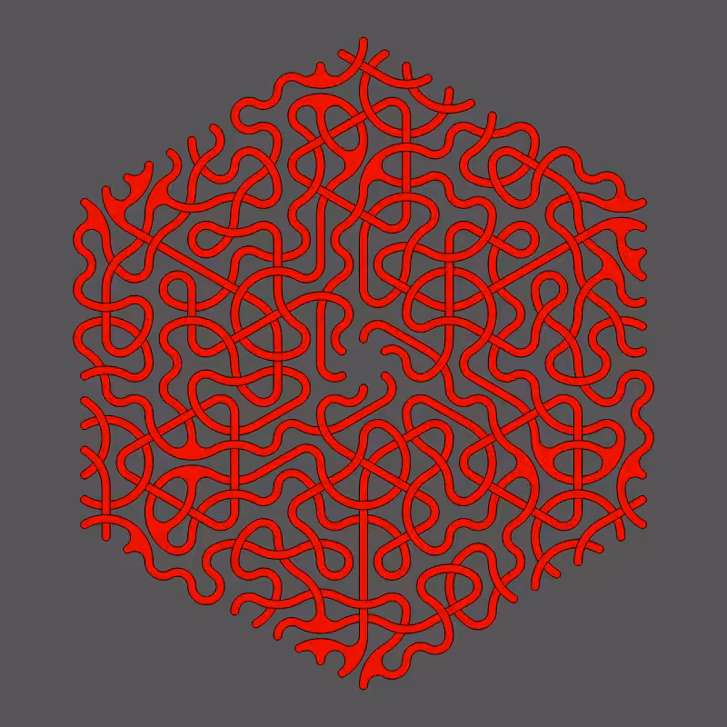 Threefold Symmetry - Dark Variations #409
