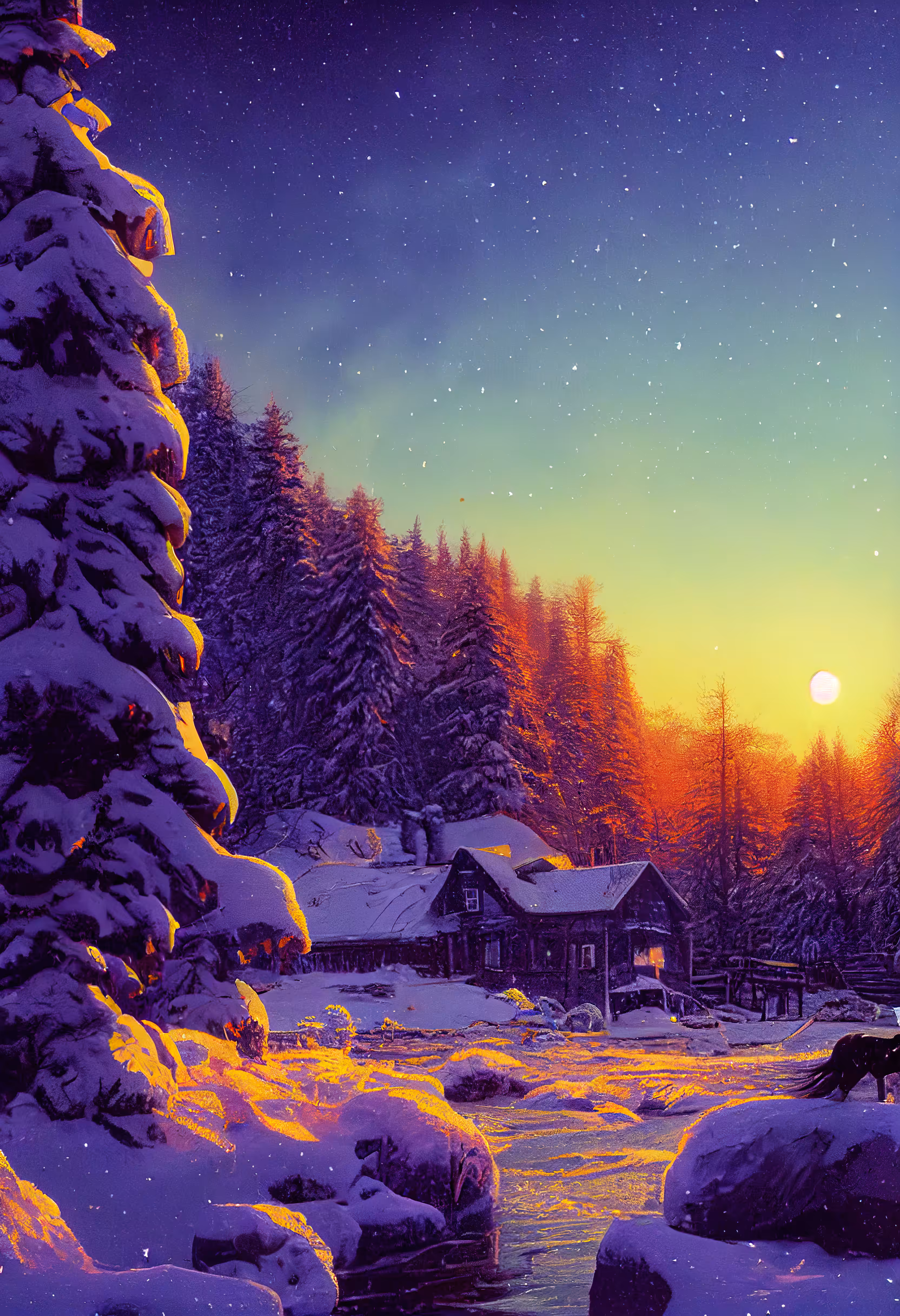 Sleeping on Christmas Eve, Michigan