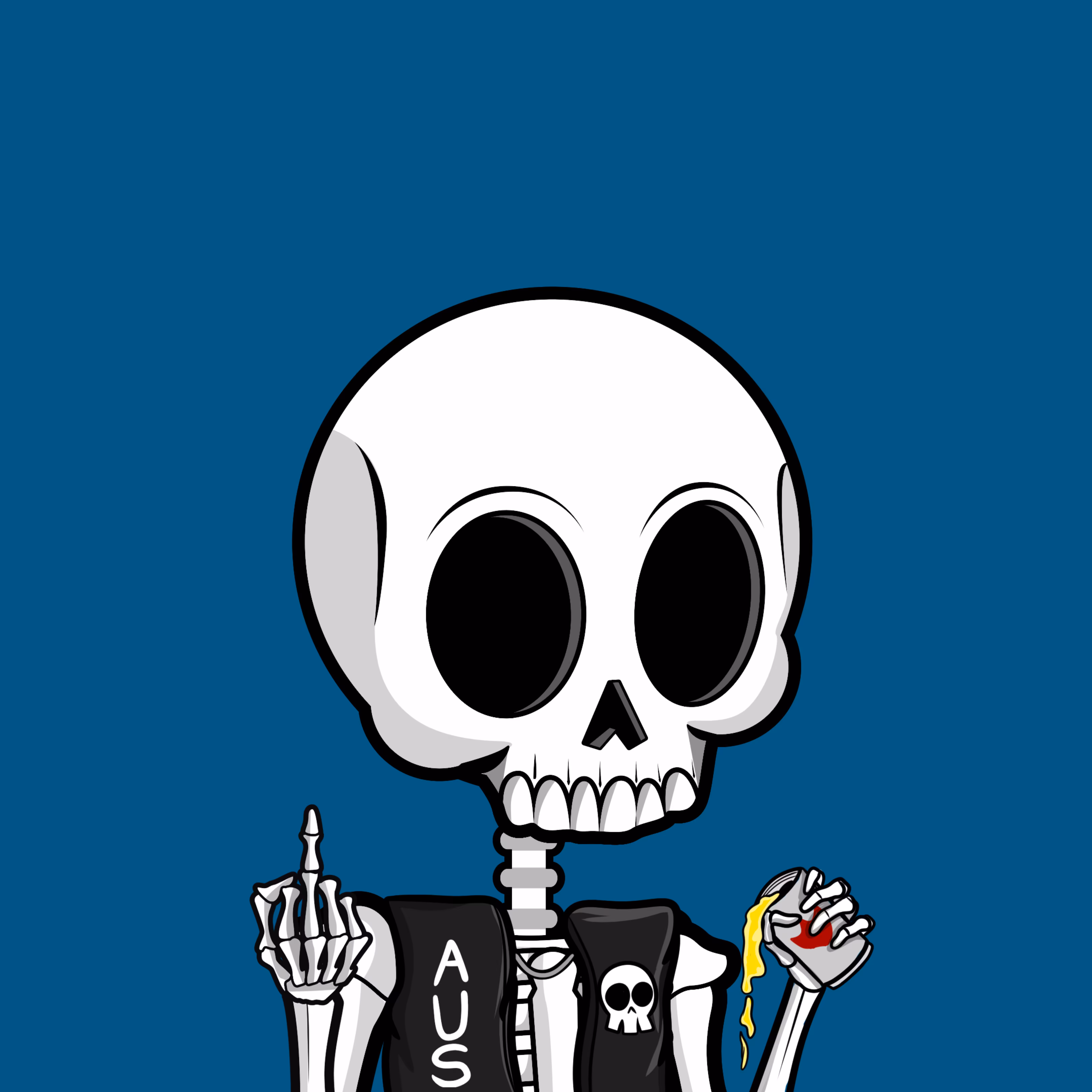 Edgar The Skeleton - Stone Cold #345