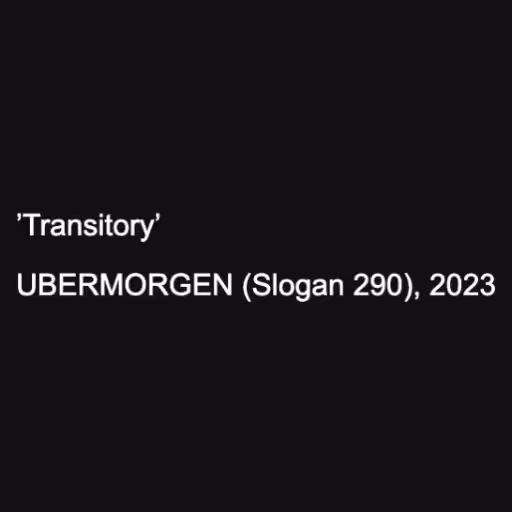 ’Transitory’

UBERMO...