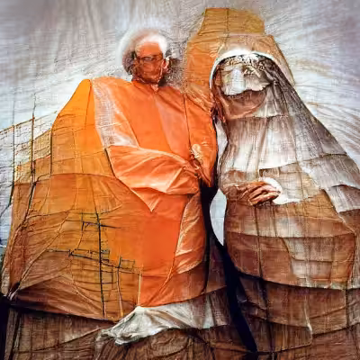 Portrait of Christo and Jeanne-Claude
