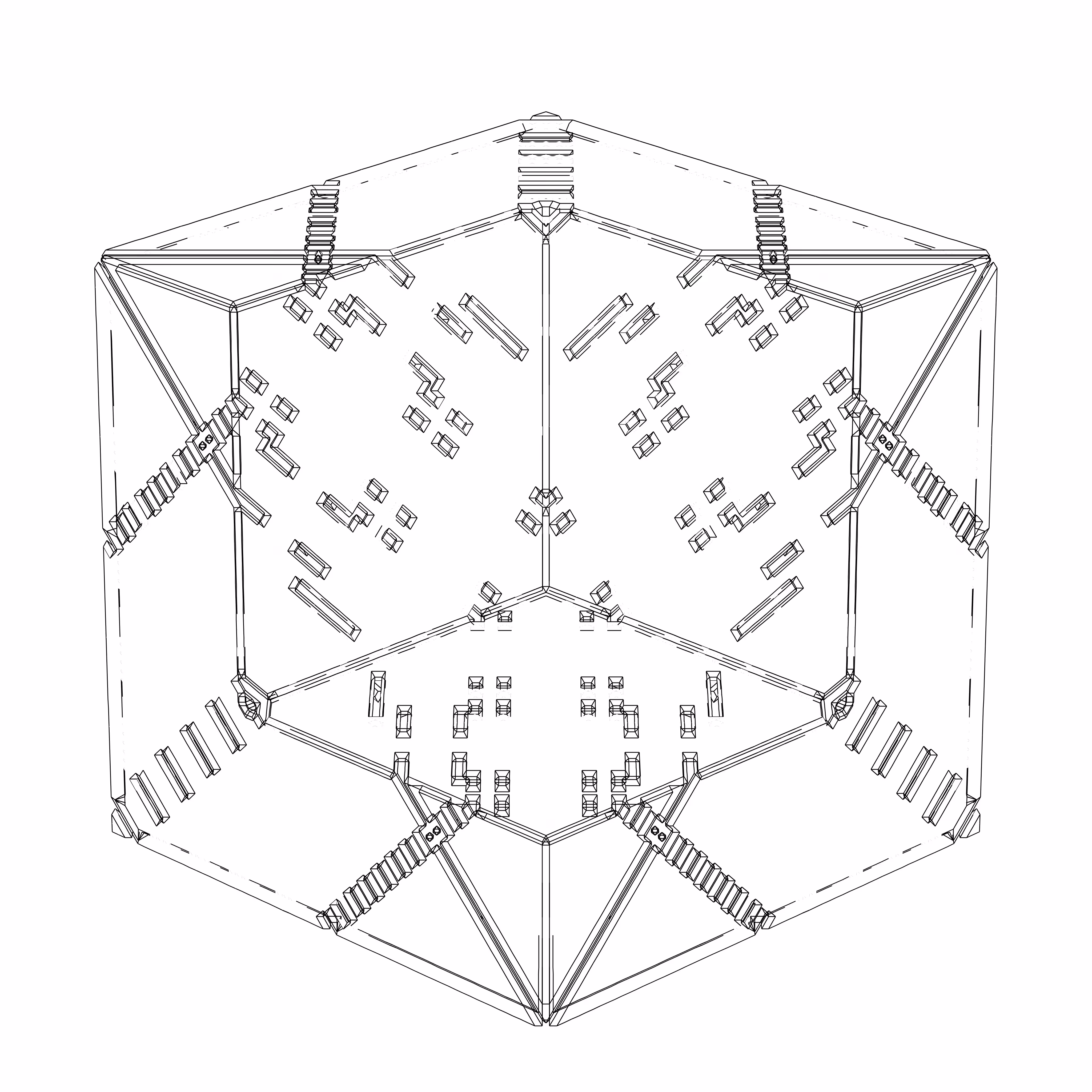 LL21 Alien Art Cube #416