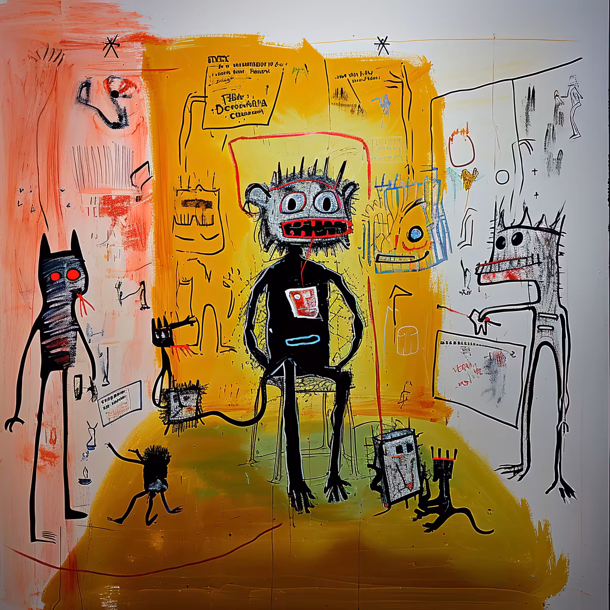 Basquiat Little Creatures: Little Creature #00785