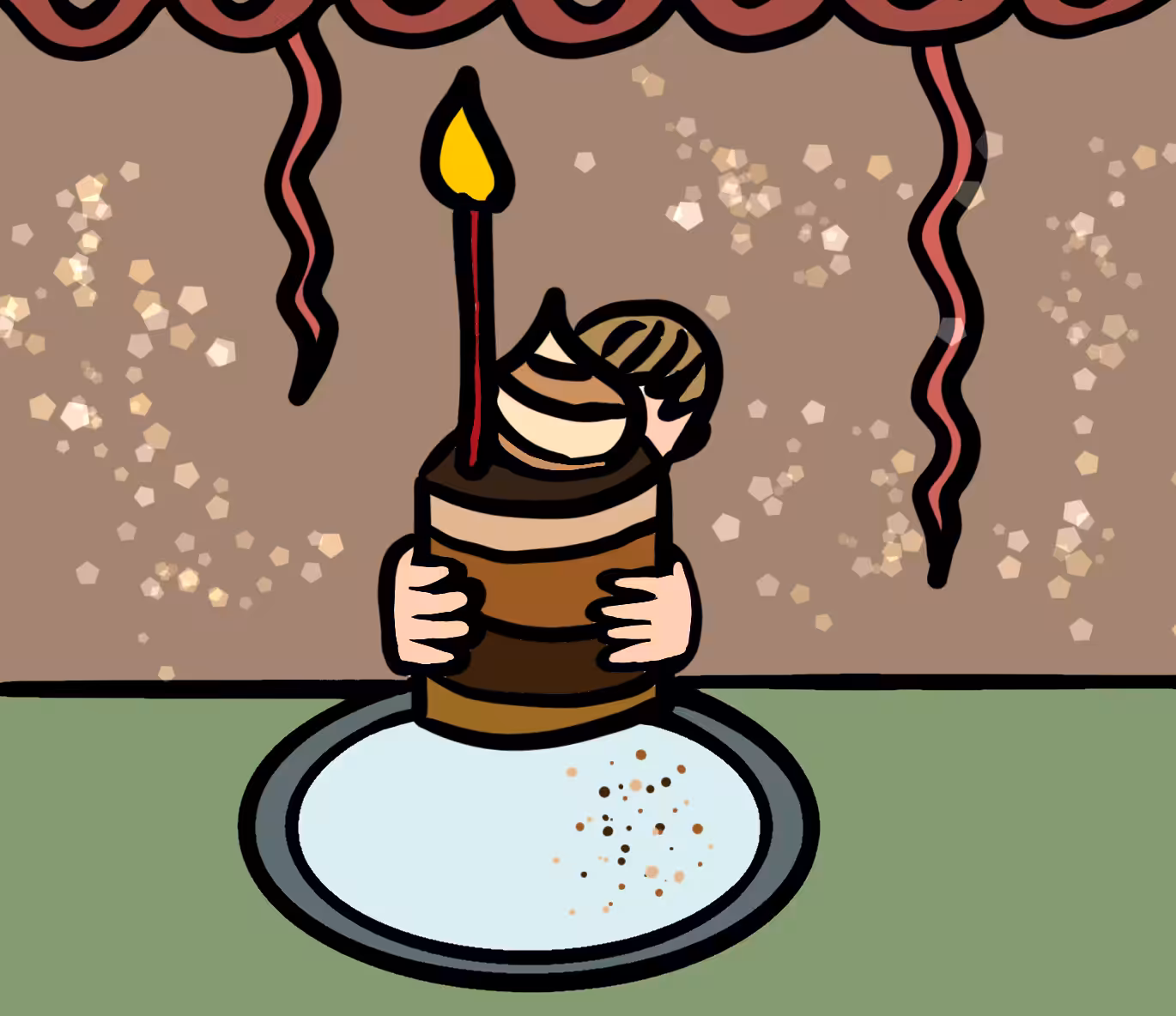 #066 Kids Eating Normal Sized Food - The Cake