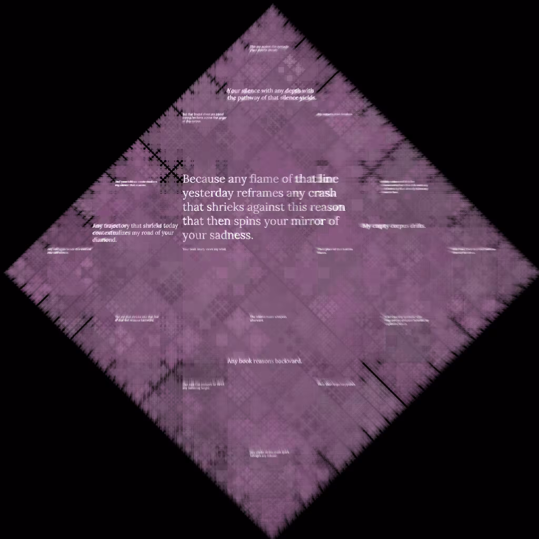 Diamond Fractal Fire #175
