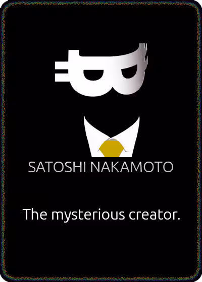 Satoshi Nakamoto Crypto Card #01