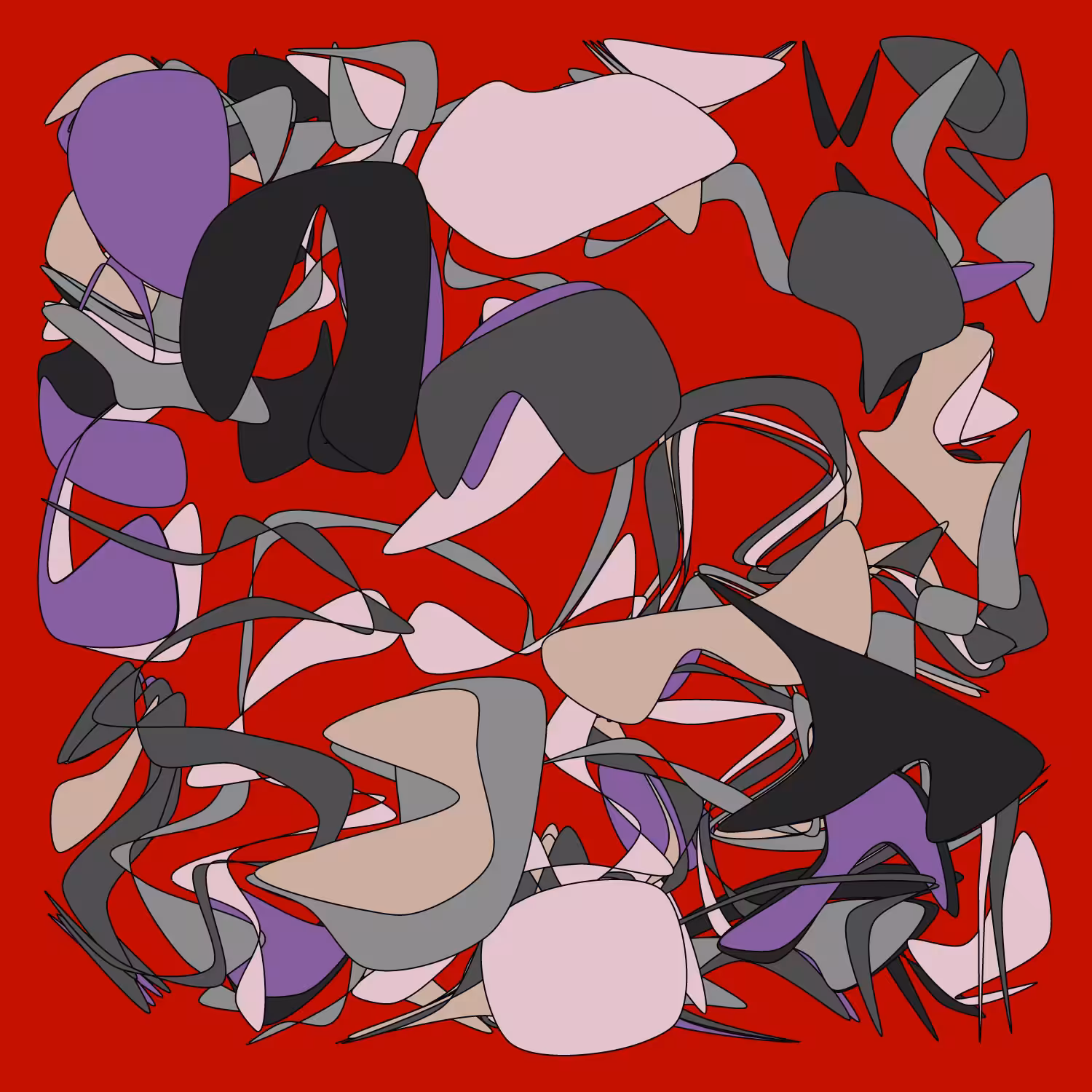 Geometric colorful shapes 2 (Free edition) #130