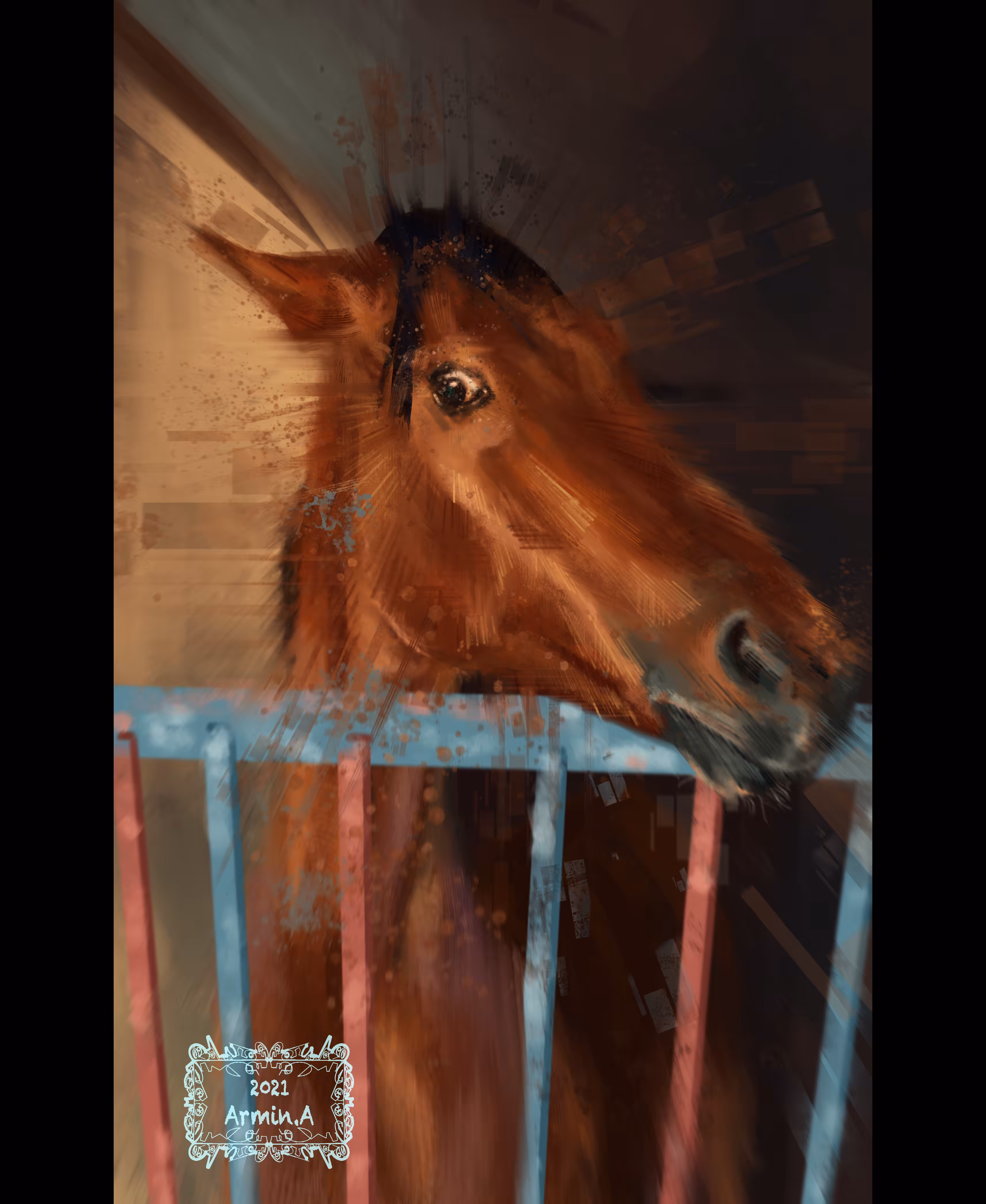 Portrait of a Horse