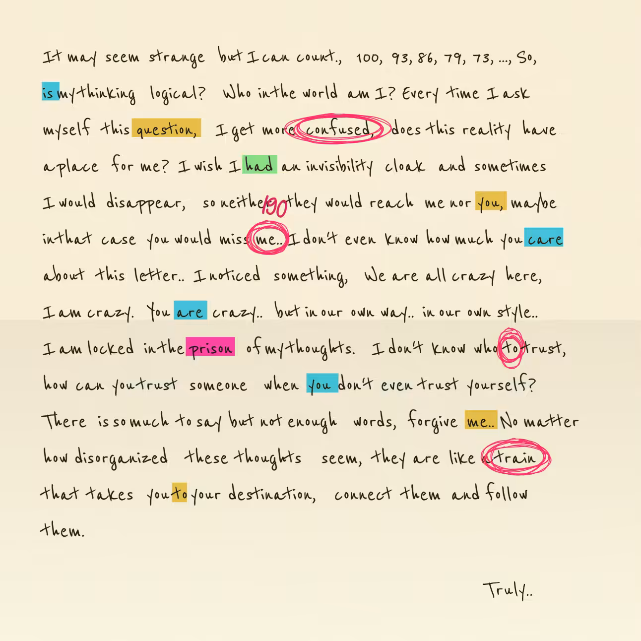 Conspiracy Theory Vol.2: a letter #113