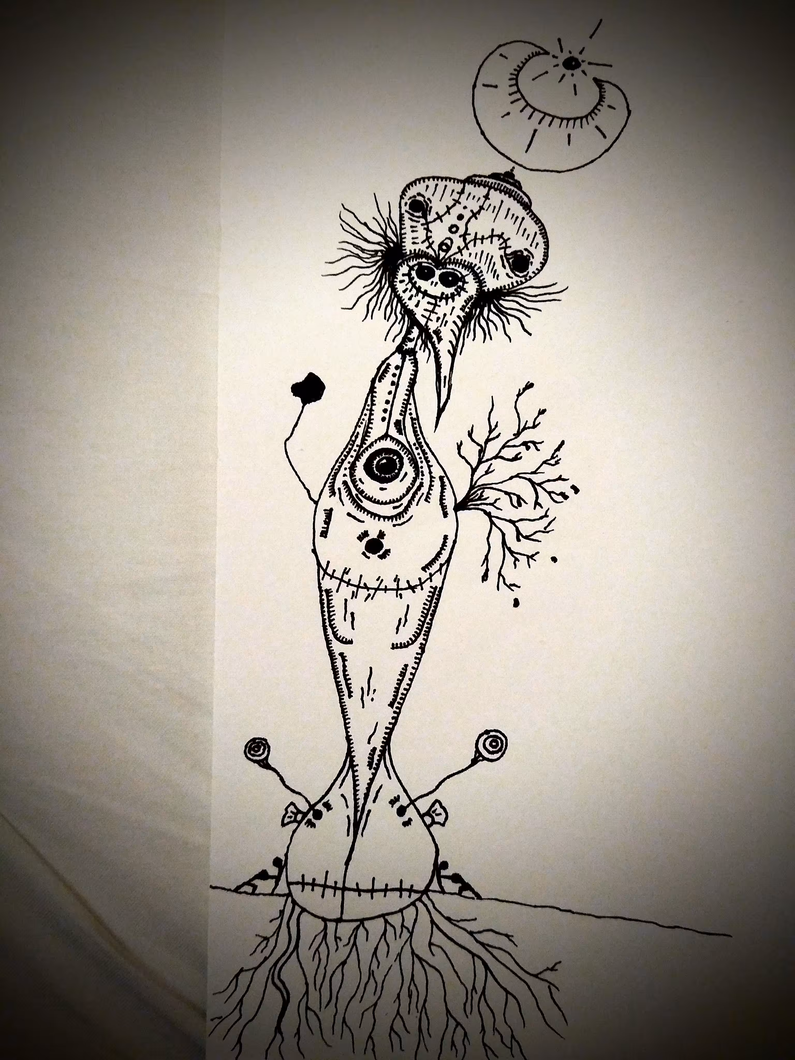 Twisted tower original sketch