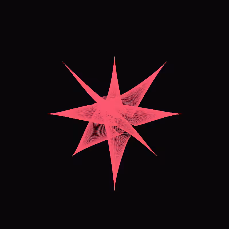 Bezier Stars #50
